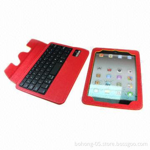 Leather Case for iPad Mini, Separate Bluetooth Keyboard Holster Form